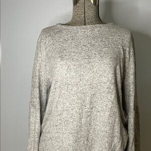 Cozy Heather Grey Sweater